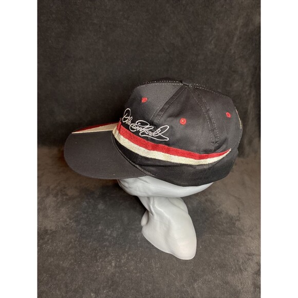 Vintage 90s Dale Earnhardt Sr 3 Geometric Colored Hat CSA Brand Black Adjustable - Picture 4 of 8